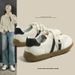 New Breathable Mesh All Match Retro Casual Sports White Shoes For Women_vogvips.com