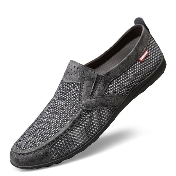 Elderly Shoes Men's Shoes Casual Dad Shoes Soft-soled Walking Shoes Mesh Shoes_vogvips.com