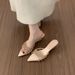 High-end Elegant Black Wedge Rhinestone Sandals Women's Outdoor Wear 2026 Summer French High Heel Sandals With Skirt_vogvips.com