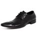 European Style New Business Casual Men's British Pointed Toe Formal Leather Breathable Single Crocodile Pattern Shoes_vogvips.com