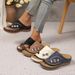 Plus Size Ethnic Style Women's Wedge Sandals Summer New Thick Sole Lightweight Embroidered Beach Sandals_vogvips.com