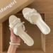 French Lace-trimmed High-heeled Sandals - New Summer Collection For Women, Perfect For Dressing Up With Skirts, Sweet Stiletto Thong Sandals_vogvips.com