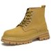 Wind Platorm Men's Boots Big Yellow Boots Short Boots Locomotive Boots Martin Boots_vogvips.com