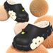 Women's Cotton New 2025 Winter Model, Red Plush Lined, Warm, Indoor, Non-slip, Closed-toe Half Slippers, Wholesale_vogvips.com
