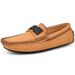 Men's Bean Shoes Business Casual Leather Shoes Slip-on Loafers Men's Shoes_vogvips.com