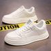 2025 Spring New Breathable Men's Korean Edition Versatile Thick Bottom White Sports And Leisure Board Trendy Shoes_vogvips.com