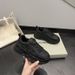 Super Popular Black Dad Sneakers For Women 2023 Spring And Autumn New Style Platform Casual Thick Sole Sports Running_vogvips.com