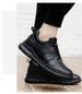 Men's Cowhide Breathable Sports And Leisure Shoes Men's Little White Board Shoes Invisible Inner Height Increase Elastic Band Round Head Men's Shoes_vogvips.com