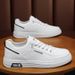 Summer New Breathable Small White Men's Trend Versatile Low Top Leather Sports Casual Board Shoes, Trendy Shoes_vogvips.com
