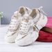 Women's Spring Breathable Sports Casual Hong Kong Style Dad Shoes Ins Trend Thick Sole Height Increasing Mesh 2025 New_vogvips.com