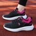 Jonidan Women's Sports Spring And Autumn Leather Waterproof Travel Shoes Soft Sole Running Casual Shock Absorption_vogvips.com