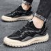 Men's Shoes Spring And Summer Breathable Cloth Shoes Fashionable Cross Straps Men's Shoes Trendy Personality Sneakers Outdoor Work Wear Slip On Shoes_vogvips.com