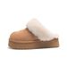 Sheepskin Wool Integrated Star Slippers 2025 New Snow Boots High Heel Winter Fleece Thick Sole Warm Outdoor Wear For_vogvips.com