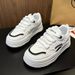 Height Breathable White For Women, Spring New Versatile Thick Sole Height Increasing Casual Shoes, Korean_vogvips.com