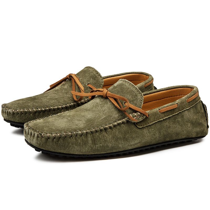Large Size Men's Loafers Fashionable, Classic, Versatile, With Butterfly Bows Bean Shoes That Are Convenient And_vogvips.com