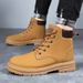 Martin Winter New British Style Big Yellow Boots Men's High Top Casual Board Shoes Men_vogvips.com