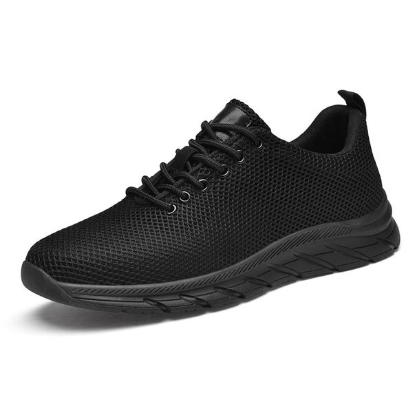 Men's Shoes Lace-up Work Fly-woven Soft-soled Casual Sports Shoes Men's Non-slip And Wear-resistant_vogvips.com