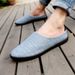 Driving One Foot, Four Seasons, Casual Half Slipp, Beach Trendy Men's Shoes, Fashionable And Ponalized Linen_vogvips.com