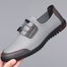 Euro Step Summer New Men's Hollow Mesh Breathable Lightweight Soft Sole Slip-On Casual Shoes For Middle-aged Men_vogvips.com