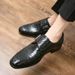 Cross-Border New Men's Leather 48 British Korean Version Casual Large Size European And American Retro Hairstylist Groom_vogvips.com