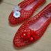 New Korean Jelly Shallow Mouth Crystal PVC Outdoor Casual Pointed Toe Sandals Slip-On Hollow Dance Shoes_vogvips.com