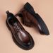ShoeVault Cross-Border Leather Men 2024 New Light Thick Bottom Derby Shoes British Business Formal Casual_vogvips.com