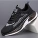 Summer New Flyknit Mesh Breathable Casual Sports Men's Versatile Lightweight Non-Slip Shock-Absorbing Running Shoes_vogvips.com