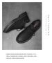 Retro Style Men's Lace-up Martin Shoes Increase The Height Of Casual Fly-woven Light Mouth Round Head Leather Shoes Men_vogvips.com