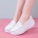 Nurse Shoes Women's Single Shoes Breathable Soft Soles Thick Soles Raising Platform Shoes_vogvips.com