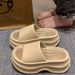 Thick Soled Slippers For Women, Fashionable Summer Wear, Heightening And Slimming, Eva Soft Soled, Non Slip Sandals_vogvips.com
