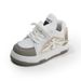 Clearance Children's Sports 2026 Spring And Autumn Boys' Casual Sneakers High-Top Girls' White Shoes Baby Loafers_vogvips.com