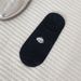Women's & Men's Cute Cat Embroidery No-Show Socks - Breathable Cotton Low-Cut Invisible Socks With Anti-Slip Grip For Daily Wear_vogvips.com
