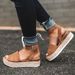 Large Size 43 For Women 2023 Summer New European And American Style Woven Thick-Soled Ankle Buckle Open-Toe Sandals_vogvips.com