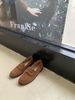 Low Heeled French British Retro Leather Shoes For Women New Loafers_vogvips.com