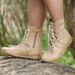 Combat Boots Velcro Side Pull Wear Cable Down Climbing Tactical Boots Combat Boots_vogvips.com