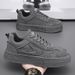 Men's Shoes New Thick Soled Wear Resistant Work Casual Shoes Men's Sports Low Top Flat Shoes_vogvips.com