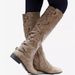2019 New Flat Women's Shoes Over-the-Knee Large Size Lace-Up Martin Long Boots_vogvips.com