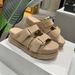 High Version Genuine Leather Velcro Sandals For Women Original Niche Couple Summer Beach Shoes Thick Soled Outdoor Shoes For Women_vogvips.com