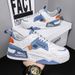 Summer New Versatile Fashion Casual Sports Youth Thick-Soled Trendy White Sneakers Men's Lightweight Board Shoes_vogvips.com