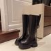 7cm Thick Sole Knight For Women 2025 Autumn Winter New Small Size Motorcycle Over-the-Knee Platform Long Boots_vogvips.com