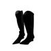 Pointed Toe Ruched Slouch Wedge Over-the-Knee Long High Heel V-Cut Slimming Western Cowboy Boots_vogvips.com
