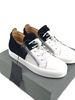Advanced Fashion Low Cut Men's With Casual Splicing Round Head Double Zipper Thick Bottom Sports Contrast Board Shoes_vogvips.com