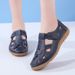 Spring And Summer New Women's Beach Hollow Fashion Flat Sandals Versatile Cross-Border Exclusive_vogvips.com