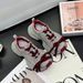 European Style Chunky Sneakers For Women, Full Of Rhinestones, New Spring/autumn 2025 Style, Thick Soled, Sporty, Casual, Trendy, And Versatile._vogvips.com