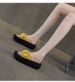 Rhinestone Outer Wear One-word Cool Slippers Women's Bow Casual Versatile Platform Beach Women's Shoes_vogvips.com