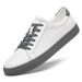 Little White Shoes Flat-soled Soft Top-layer Casual Shoes Men's Shoes Breathable Men's Low-top Board Shoes_vogvips.com