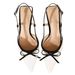French Style Bowknot Peep Sandals For Women Summer New One Strap Backless High Heels Fashion Thin Heel Pointed Toe_vogvips.com