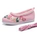 Hanfu Round Toe Cotton Lolita Girl's Wool Piping, Flat Bottomed Embroidered Cloth Shoes, Women's Shoes_vogvips.com