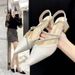 Fashion Sandals For Women Fairy Style 2025 New Summer Closed Toe Chunky Heel Rhinestone High Heels Matching Skirt_vogvips.com