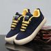 Men's Retro Running Sneakers | Breathable Suede Leather Upper | Classic Trainer Style Casual Shoes For Men (Flat Sole & Height-Increasing Options)_vogvips.com
